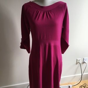 Antonio Melani sweater dress size large, magenta